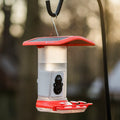 FEATHERSNAP SMART HUMMINGBIRD FEEDER 1 LITER CAP RED