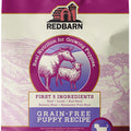 REDBARN GRAIN FREE PUPPY FOOD 4 LB BEEF/LAMB/SALMO