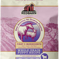 REDBARN WHOLE GRAIN PUPPY FOOD 22 LB BEEF/LAMB/SALMO