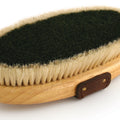 LEGENDS RUGBY HORSEHAIR/BOAR ENGLISH STYLE BRUSH 7.5 IN GREEN