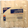 NON-STERILE CONFORMING STRETCH GAUZE 4 IN X 4.1 YD WHITE