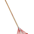 24 TINE WOOD HANDLE SPRING BRACE RAKE