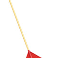 26 TINE WOOD HANDLE POLY LEAF RAKE 24 IN