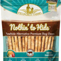 NOTHIN' TO HIDE RAWHIDE ALTERNATIVE TWIST STIX 50 PK BEEF