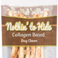 NOTHIN' TO HIDE RAWHIDE ALTERNATIVE TWIST STIX 10 PK BACON