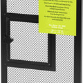 FRESH AIR SCREEN COVER W/HINGED DOOR 20X10 IN BLACK