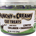 NOTHIN' TO HIDE COLLAGEN CAT TREATS 8 OZ TUB CATNIP