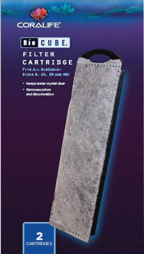 CORALIFE BIOCUBE FILTER CARTRIDGE 2 PK