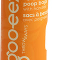 GOO-EEZ COMPACT ECO-FRIENDLY POOP BAG W/DISPENSER 45 CT TANGY TANGERINE