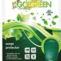 GOGREEN SURGE PROTECTOR 6 OUTLET W/12 FT CORD  WHITE