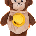GROWL SNACKERZ MONKEY 9.7 IN BROWN