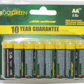 GOGREEN ALKALINE BATTERY AA-24 PK
