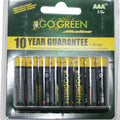 GOGREEN ALKALINE BATTERY AAA-24 PK
