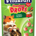 VITAKRAFT DROPS HAMSTER TREATS 5.3 OZ STRAWBERRY