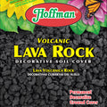 HOFFMAN VOLCANIC LAVA ROCK DECORATIVE SOIL COVER 2 QT BLACK