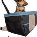 KURGO ROVER DOG BOOSTER SEAT WITH SEATBELT TETHER O/S BLACK