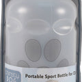 THIRSTY DOG PORTABLE SPORT WATER BOTTLE/BOWL 20 OZ OPAQUE/GRAY