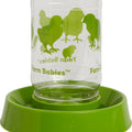 FARM BABIES BABY CHICK FEEDER/FOUNTAIN 32 OZ CLEAR/GREEN