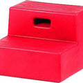 HORSEMEN'S PRIDE 2 STEP MOUNTING BLOCK 15X18 3/4 IN RED