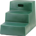 HORSEMEN'S PRIDE 3 STEP MOUNTING BLOCK 21X18 3/4 IN GREEN