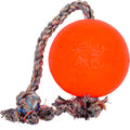 JOLLY PETS ROMP-N-ROLL BALL 4.5IN ORANGE