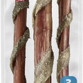 ICELANDIC+ BULLY STICK WRAPPED WITH FISH SKIN 12IN/3PK/3.0OZ BEEF