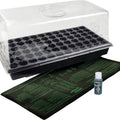 JUMP START HOT HOUSE W/HEAT MAT 11X22 IN BLACK