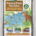 POND & POOL PROTECTIVE FLOATING NETTING 3/8 MESH 28X45 FT BLACK