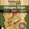 NATURAL PET COLLAGEN CHIPS DOG CHEWS 1 LB PEANUT BUTTER