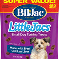 BIL-JAC LITTLE JACS SOFT TRAINING DOG TREATS 16 OZ CHICKEN LIVER