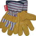 KINCO GRAIN PIGSKIN PALM GLOVES CHILD TAN/BLUE/RED
