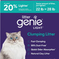 LITTER GENIE LIGHT CLUMPING CLAY LITTER 22 LB UNSCENTED
