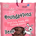 HOUNDATIONS USA TRAINING TREATS W/CARABINER 4 OZ BEEF