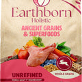 EARTHBORN HOLISTIC UNREFINED WHOLE GRAIN DOG FOOD 25 LB ROASTED RABBIT