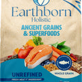 EARTHBORN HOLISTIC UNREFINED WHOLE GRAIN DOG FOOD 25 LB SMOKED SALMON