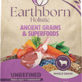 EARTHBORN HOLISTIC UNREFINED WHOLE GRAIN DOG FOOD 4 LB ROASTED LAMB