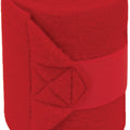 POLO FLEECE BANDAGES 9 FT-4 PK RED