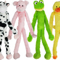MULTIPET SWINGIN' SLEVINS PLUSH DOG TOY 27 IN ASSORTED