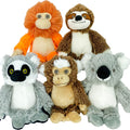 MULTIPET MINIPET BARK BUDDIES PLUSH DOG TOY 6 IN ASSORTED