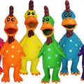 MULTIPET GLOBKEN CHICKEN LATEX DOG TOY 11.5 IN ASSORTED