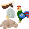 MULTIPET MARGARITAVILLE SEASIDE ANIMALS DOG TOY MD ASSORTED