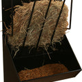 HAY AND GRAIN FEEDER 24 IN BLACK