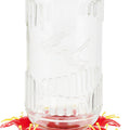 STARGAZER GLASS HUMMINGBIRD FEEDER 26 OZ RED/YELLOW
