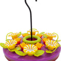 ORCHID HANGING TRAY HUMMINGBIRD FEEDER 16 OZ PURPLE