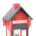 VILLAGE COLLECTION GENERAL STORE BIRD FEEDER 6.5 LB CAP RED/GREY/WHITE