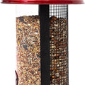 2-WAY SEED FEEDER 5 LB CAP CRIMSON