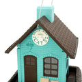 VILLAGE COLLECTION EARLY BIRD CAFE FEEDER 5 LB CAP TEAL/BROWN