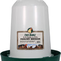 PLASTIC POULTRY DRINKER 3.5 GAL GREEN/WHITE