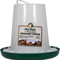 PLASTIC POULTRY HANGING FEEDER 7 LB GREEN/WHITE