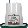PLASTIC POULTRY HANGING FEEDER 10 LB GREEN/WHITE